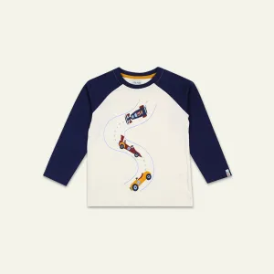 Multicoloured Car Print Top