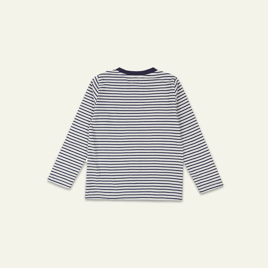 Multicoloured Stripe And Mice Print Top