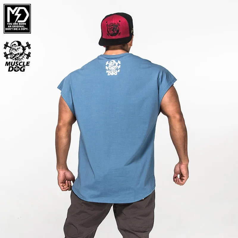 MuscleDog Will Power Cap Sleeve Workout T-Shirt