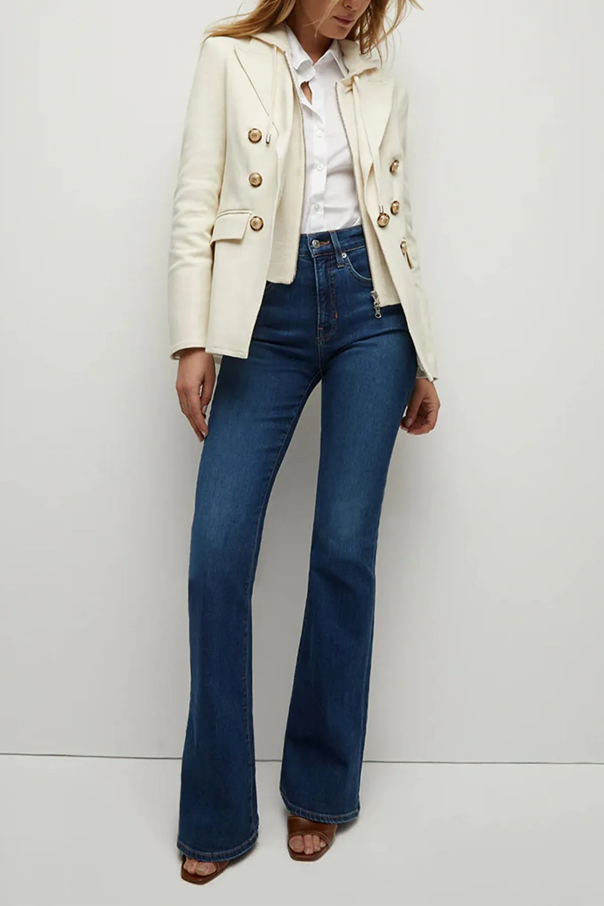 Naira Dickey Jacket in Ecru