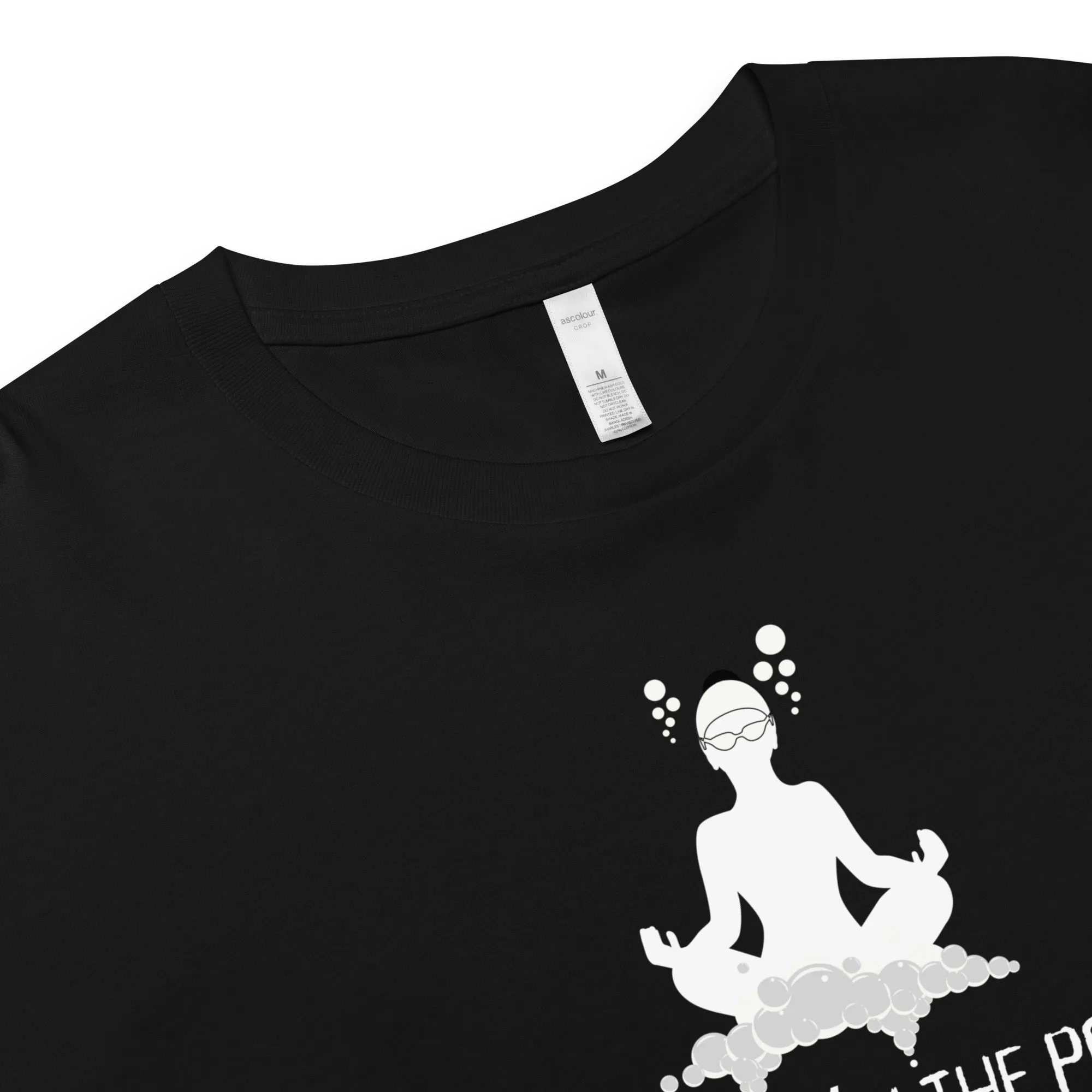 Namaste In The Pool Women’s Cotton Crop Top