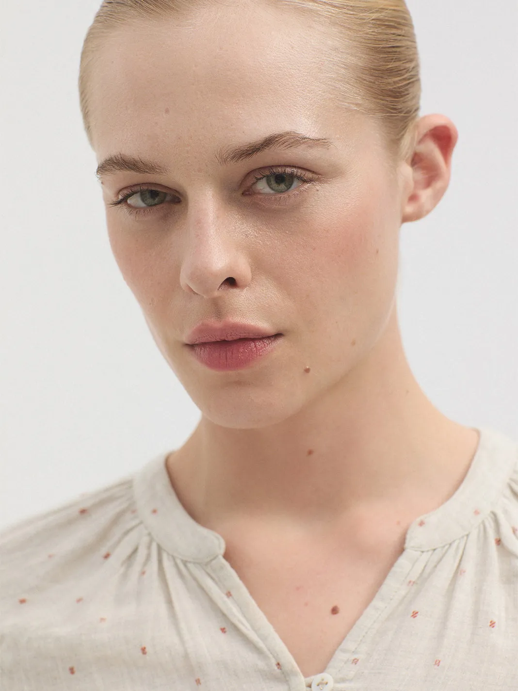 Nice Things Jacquard Cotton Shirt - Jacquard Spot