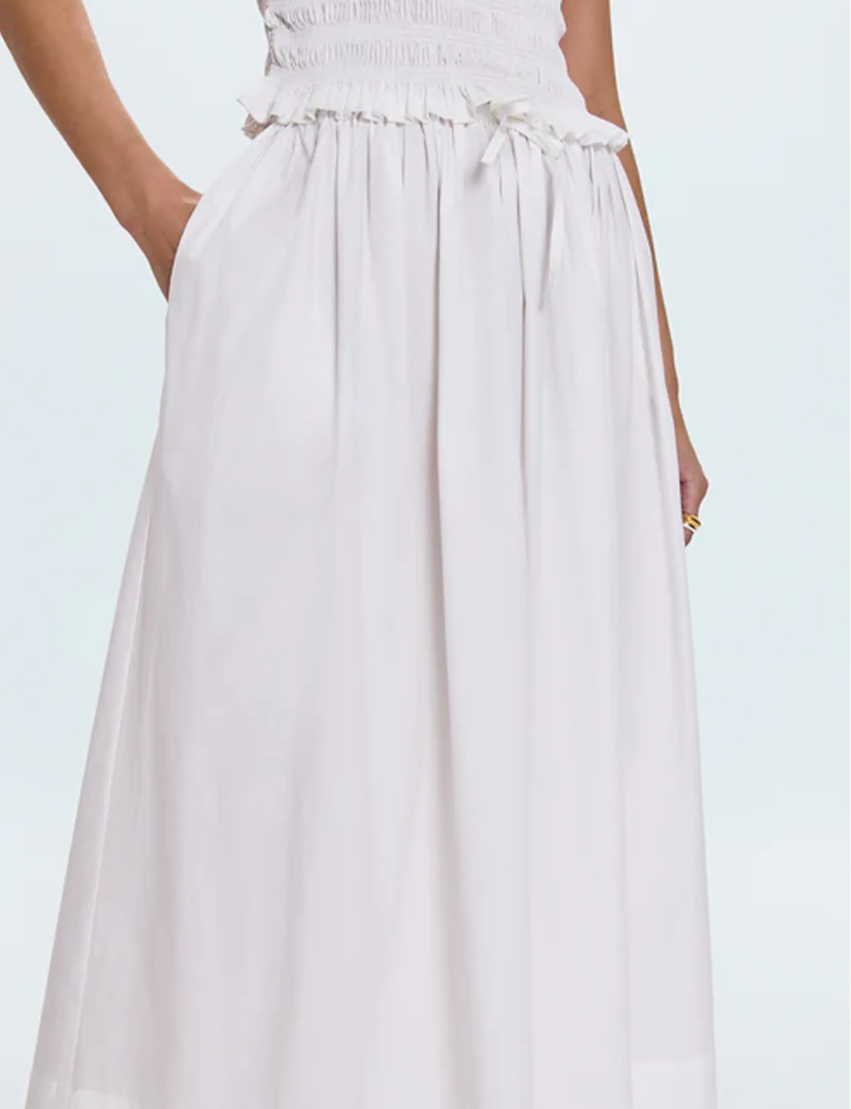 Noelle Skirt, Le Blanc