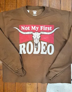 Not My First Rodeo Skull Sweatshirt - WS