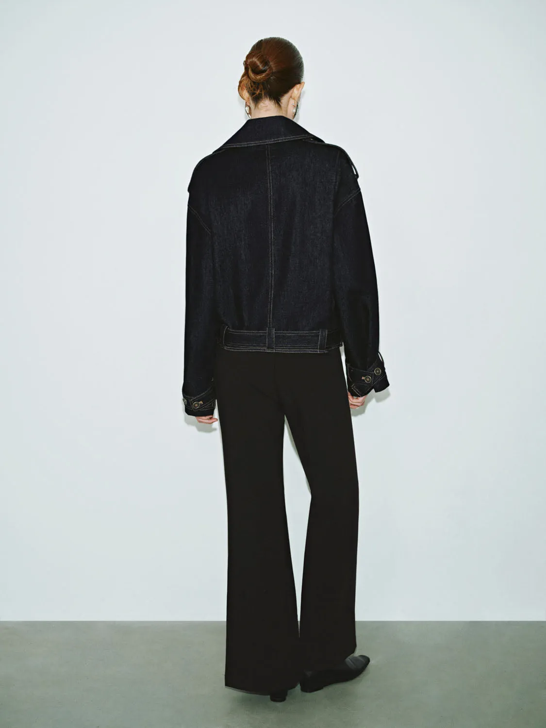 Notched Collar Denim Jackets