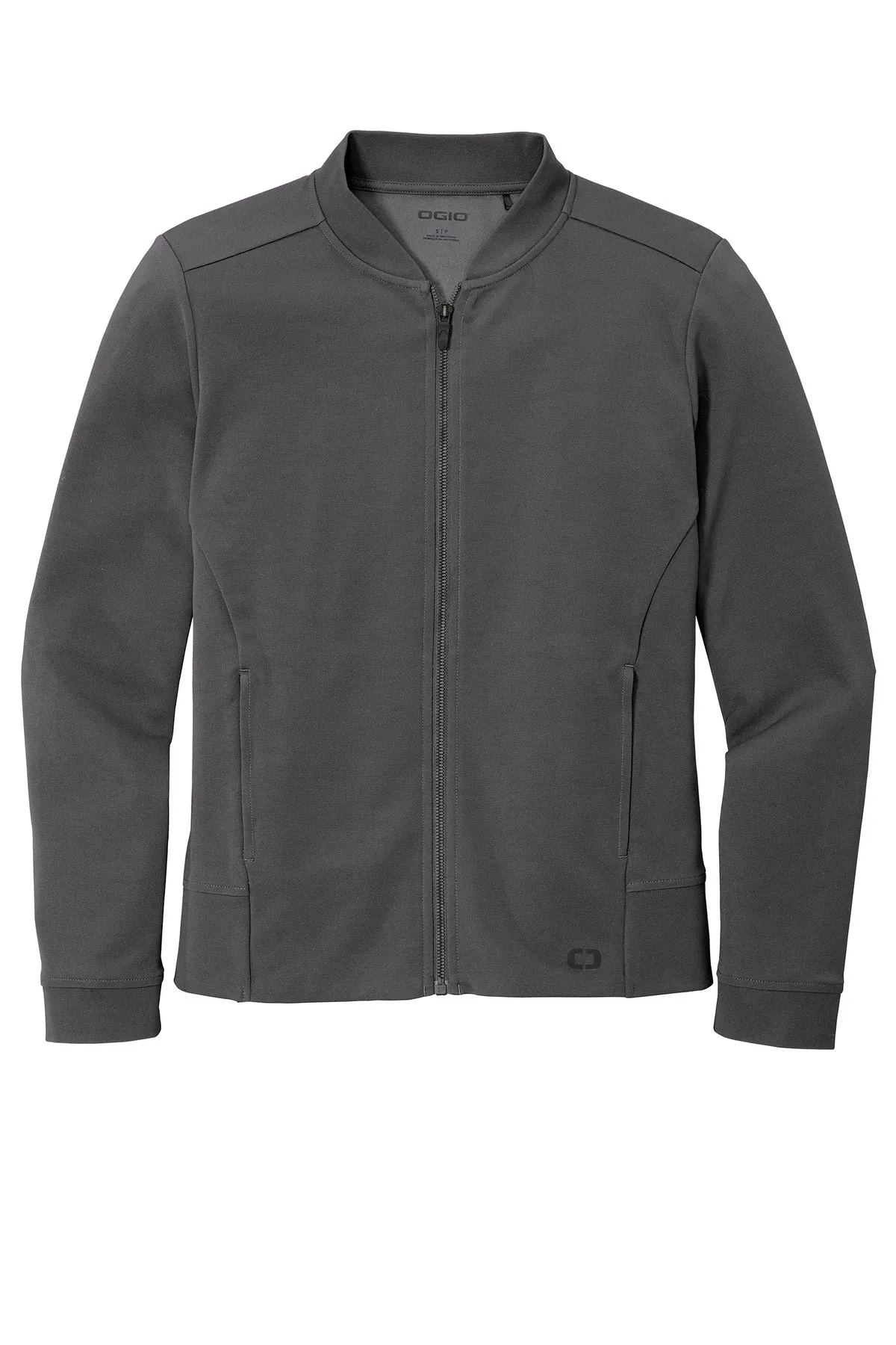 OGIO  Women's Hinge Full-Zip. LOG820 Tarmac Grey