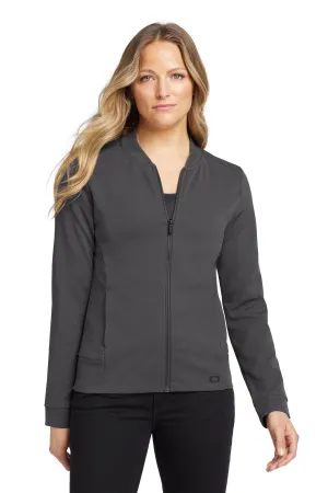 OGIO  Women's Hinge Full-Zip. LOG820 Tarmac Grey
