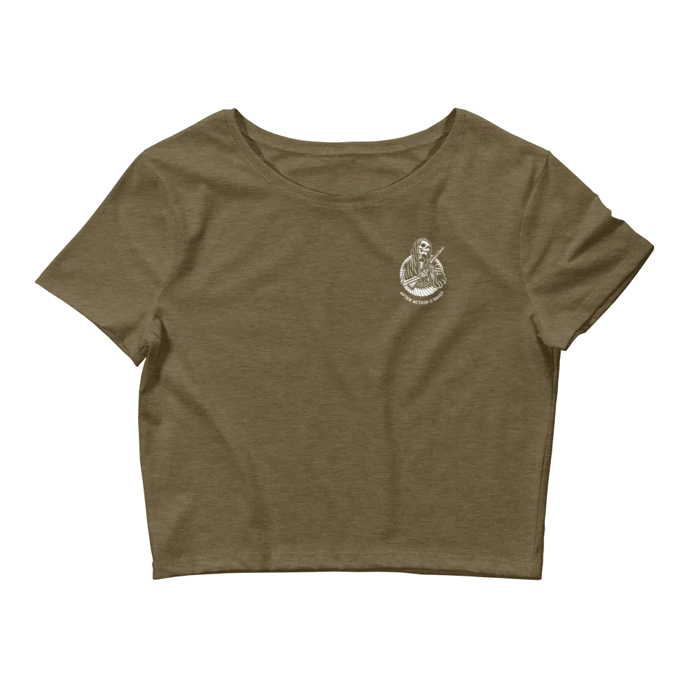 One Nation Under God Ladies  Crop Tee
