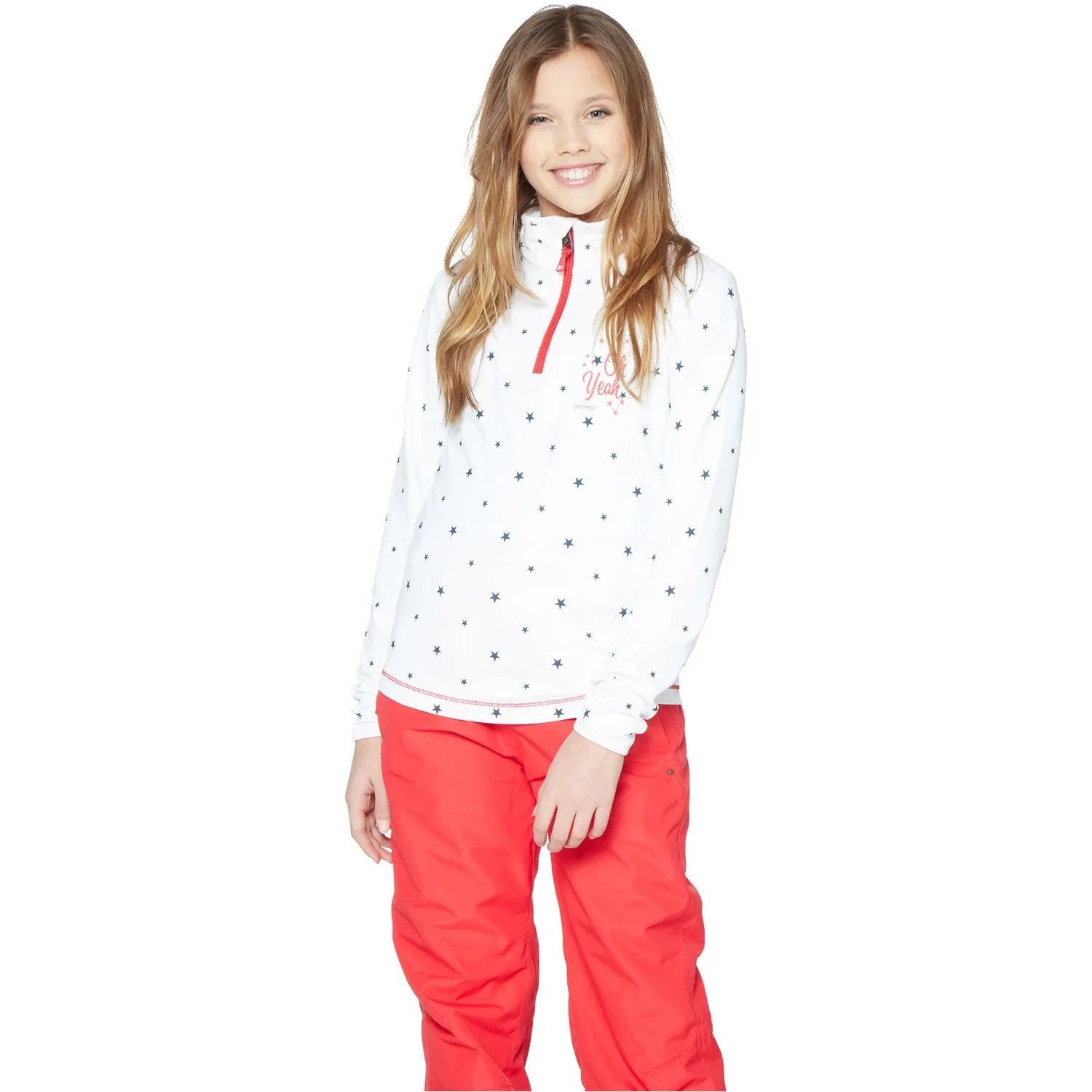 Orange JR Girls Quarter Zip Skivvy 2020