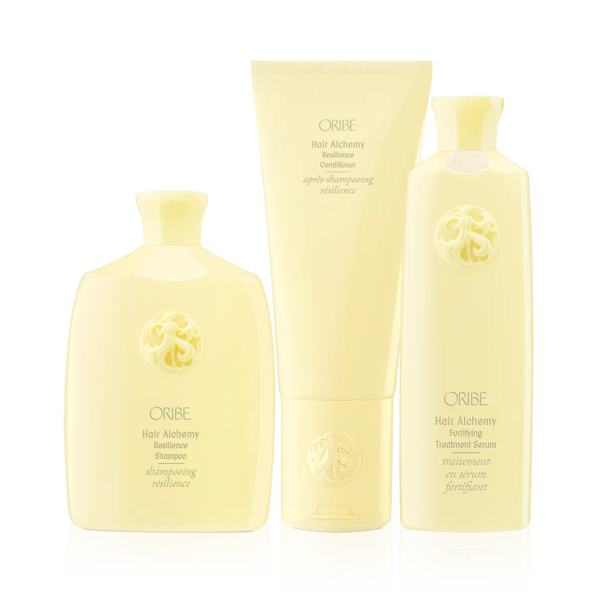 Oribe Hair Alchemy Resilience Shampoo, Conditioner    Fortifying Serum at half price