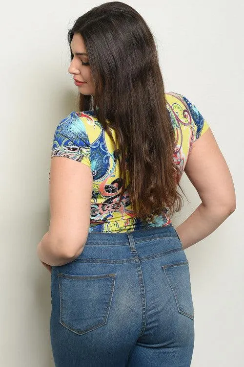 PAISLEY POP BODYSUIT