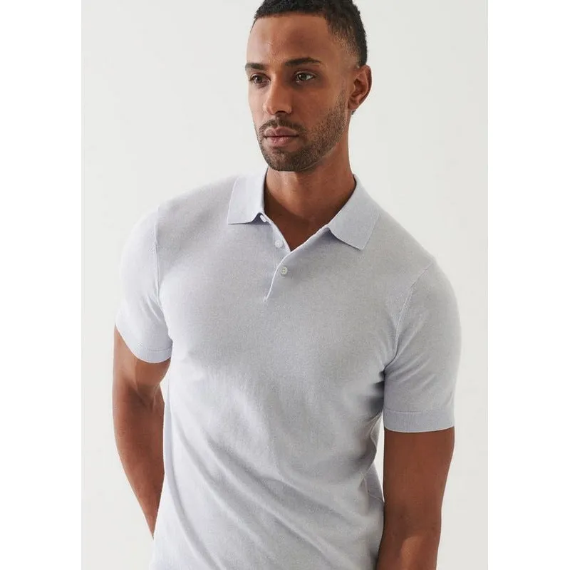 Patrick Assaraf | Cotton Cupro Button Polo (4 Colors)
