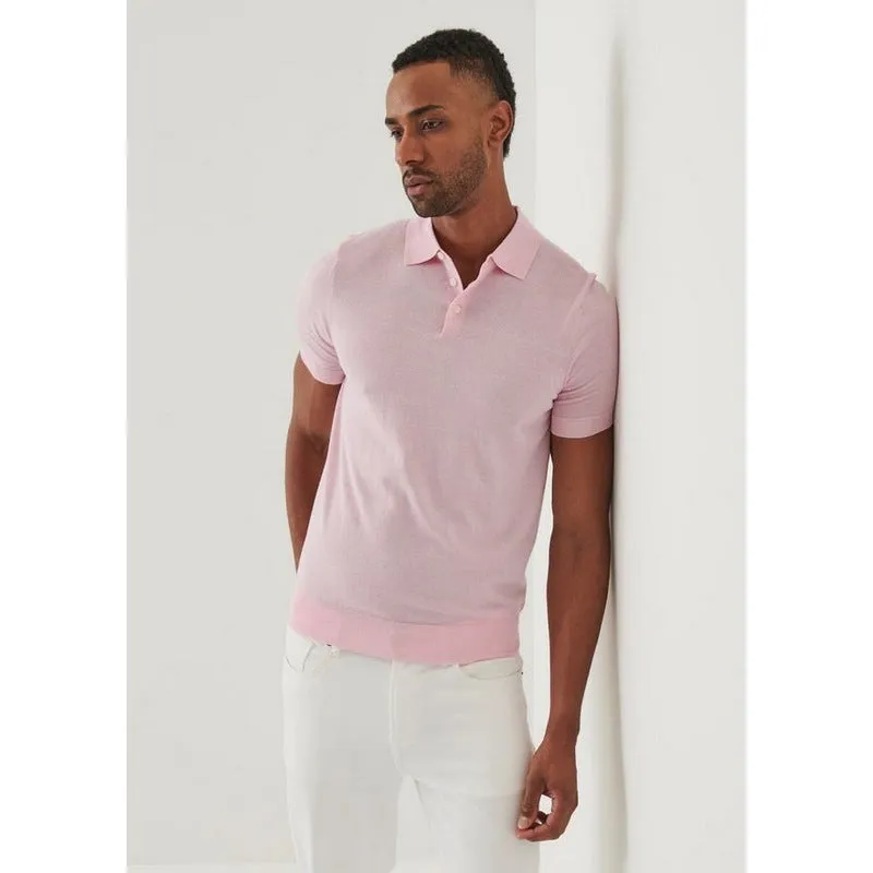 Patrick Assaraf | Cotton Cupro Button Polo (4 Colors)