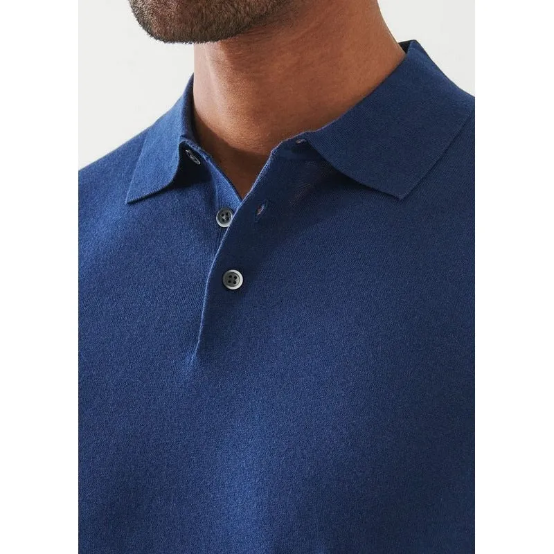 Patrick Assaraf | Cotton Cupro Button Polo (4 Colors)