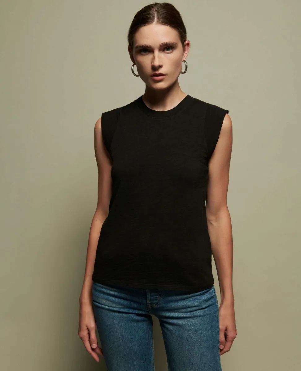 Patti Muscle Tank Jet Black