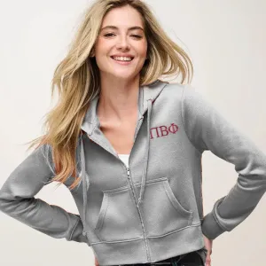 Pi Beta Phi Zip Up Hoodie