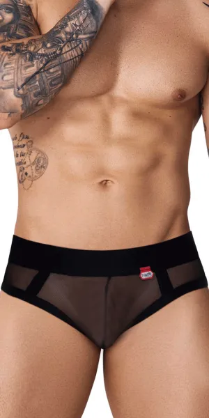 Pikante 1091 Burly Mesh Briefs Black