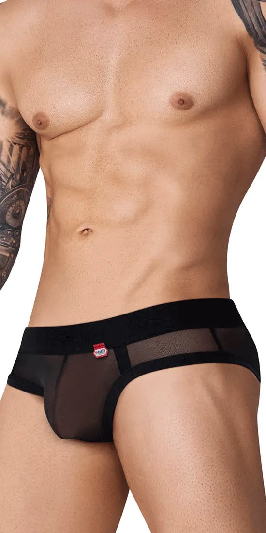 Pikante 1091 Burly Mesh Briefs Black