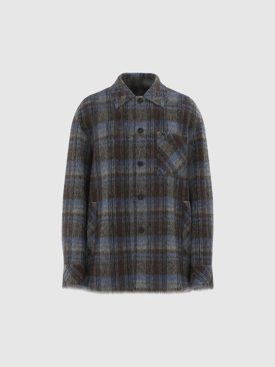 Plaid Button Up Jackets