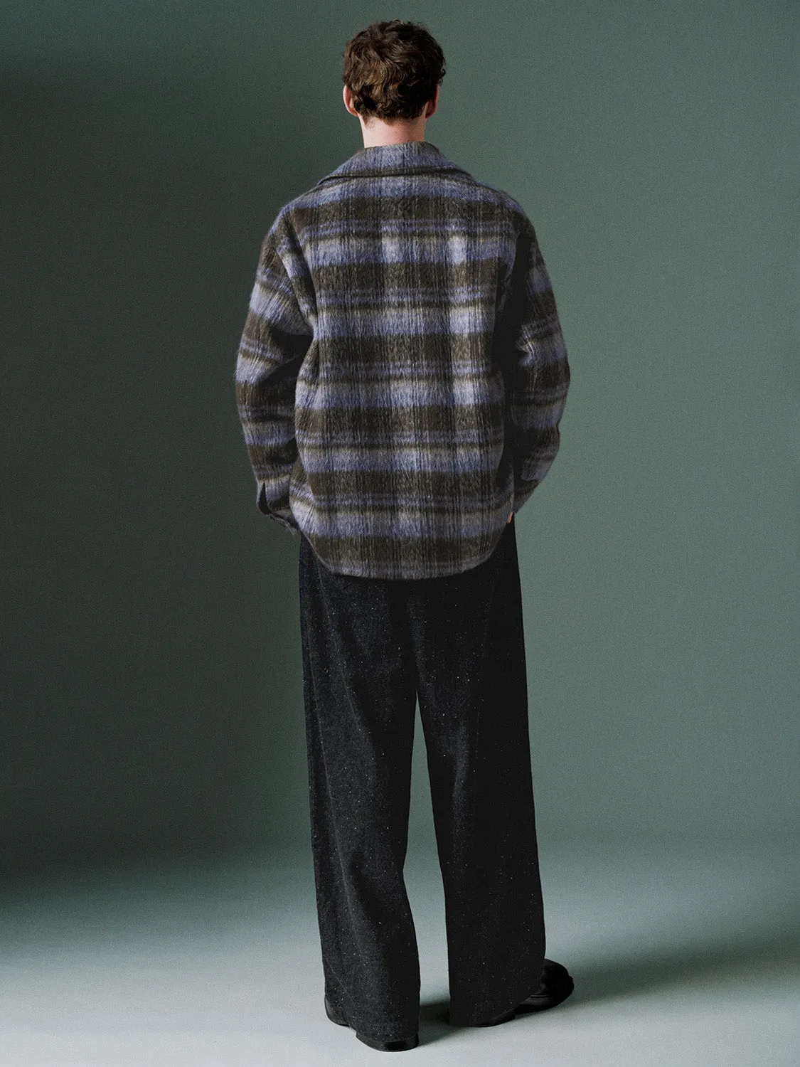 Plaid Button Up Jackets