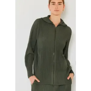 Pleated Unisex Plisse Jacket