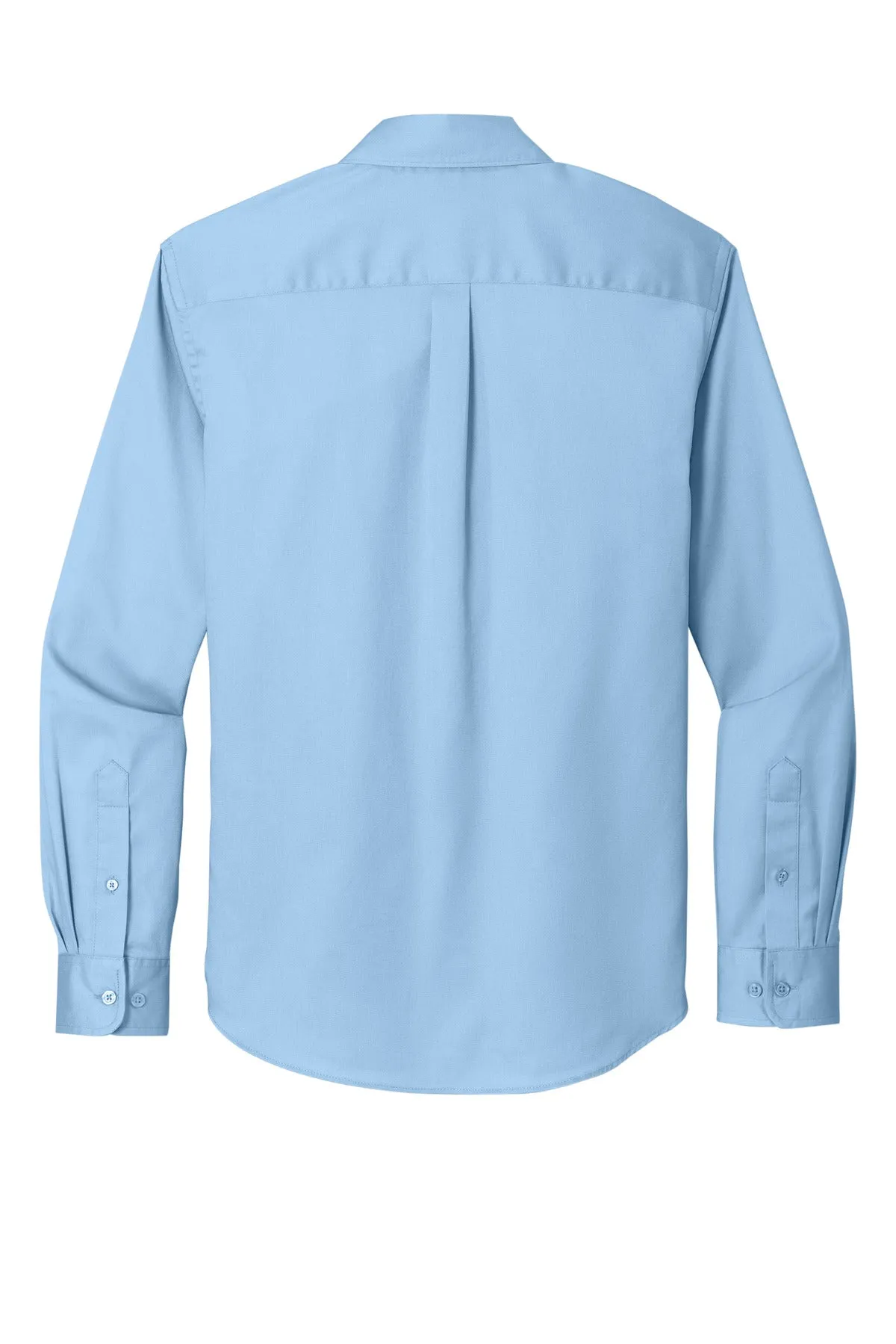 Port Authority Long Sleeve SuperPro React Twill Shirt. W808 Cloud Blue