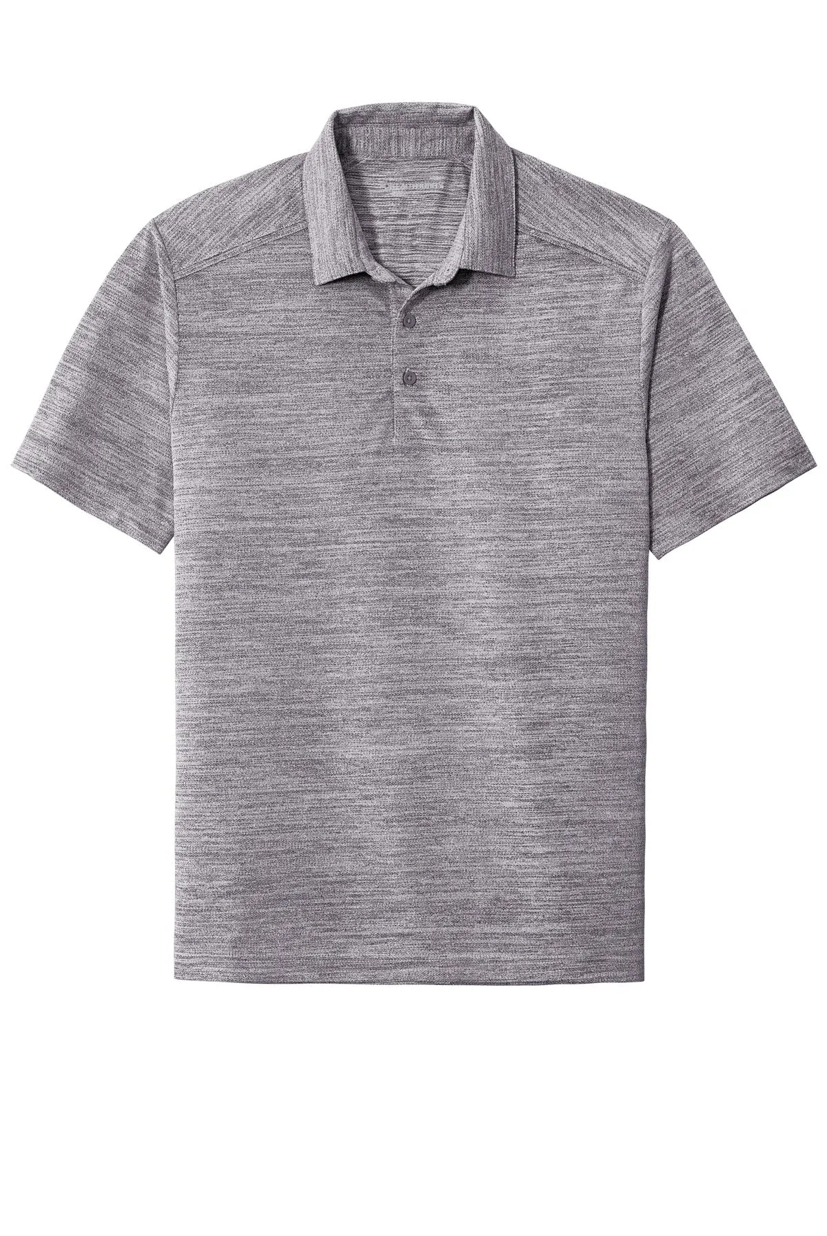 Port Authority  Stretch Heather Polo K583 Graphite/ White