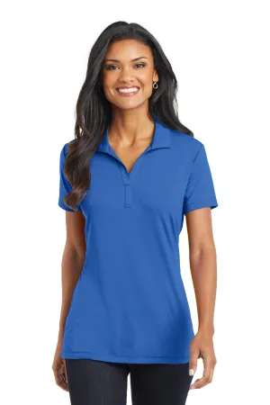 Port Authority Women's Cotton Touch Performance Polo. L568 Strong Blue