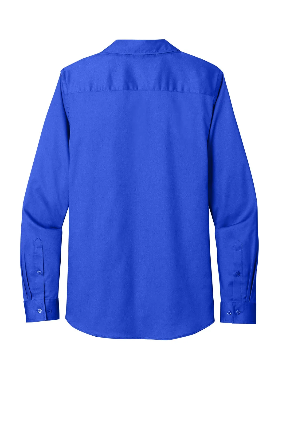 Port Authority Women's Long Sleeve SuperPro ReactTwill Shirt. LW808 True Royal