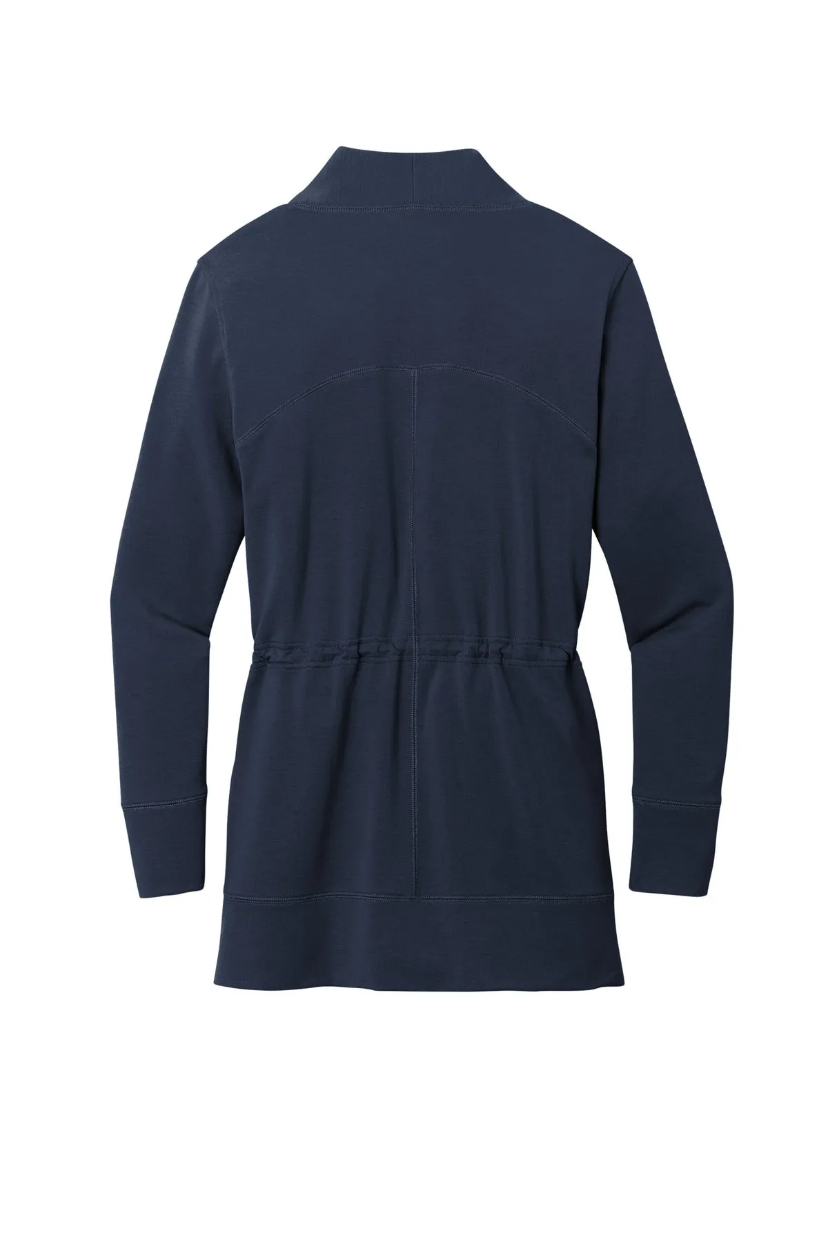 Port Authority Women's Microterry Cardigan LK825 River Blue Navy