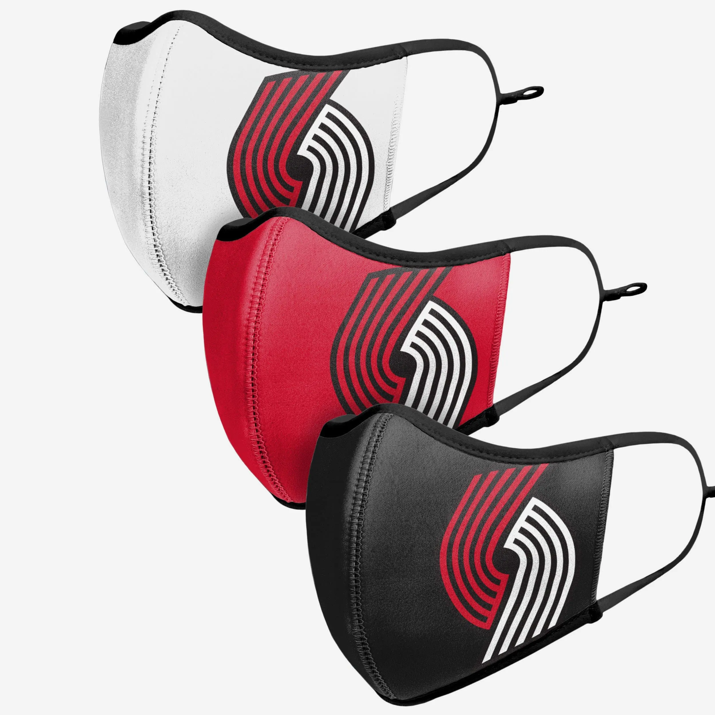 Portland Trail Blazers Sport 3 Pack Face Cover