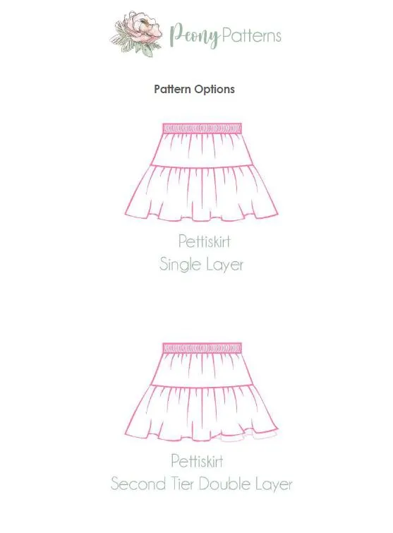 Powderpuff Pettiskirt PDF Sewing Pattern