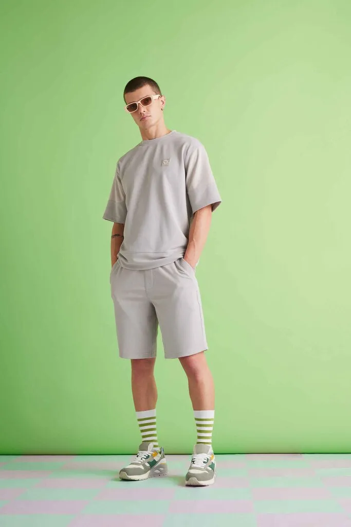 Power Waffle Tee - Digital Mist