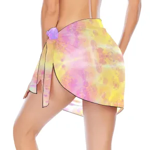 Pretty Pastels Short Chiffon Sarong Wrap up to 5 XL (FWS)