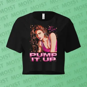 Pump it Up with Sue - The Substance Movie Crop Top - Front Print | AS