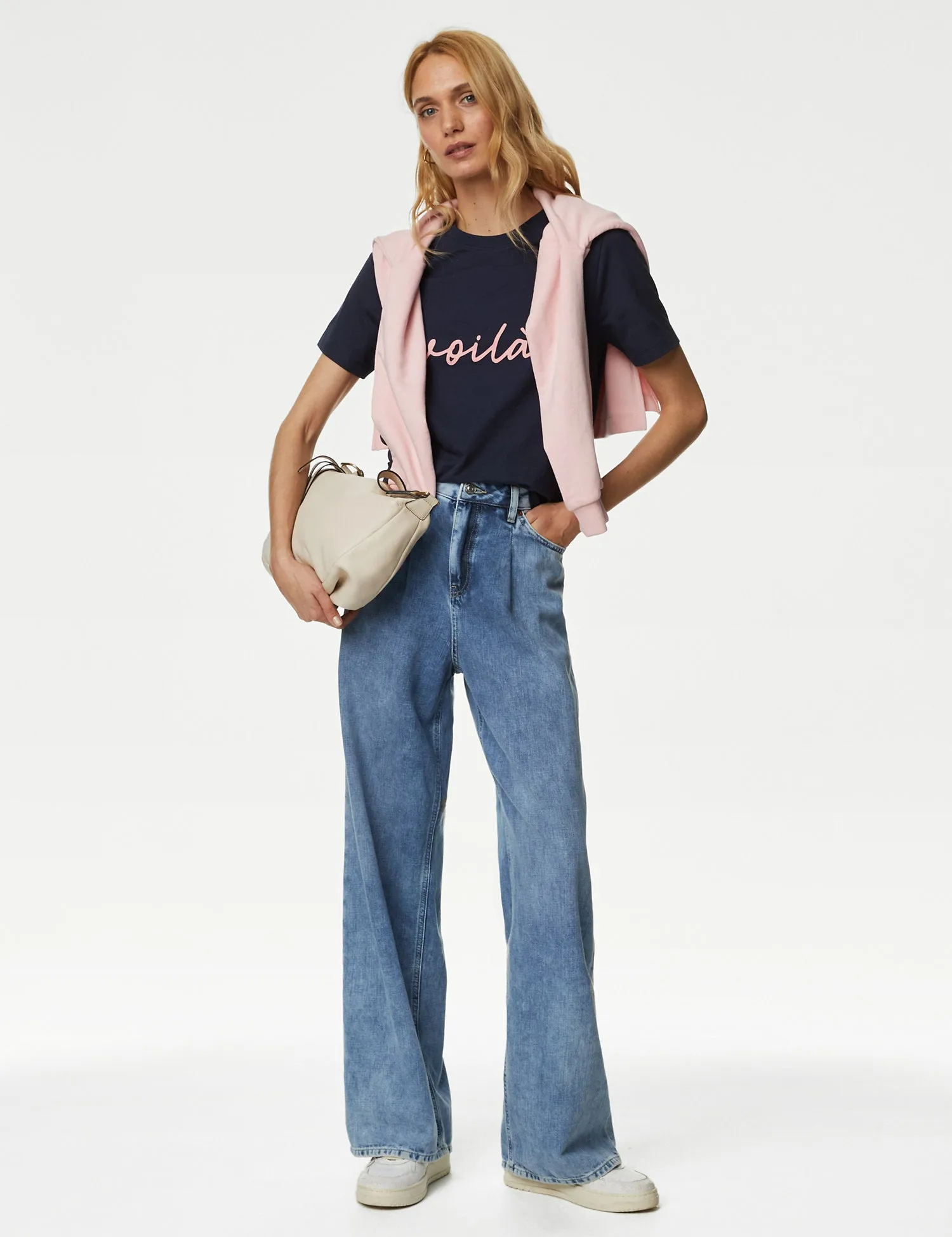 Pure Cotton Slogan Everyday Fit T-Shirt