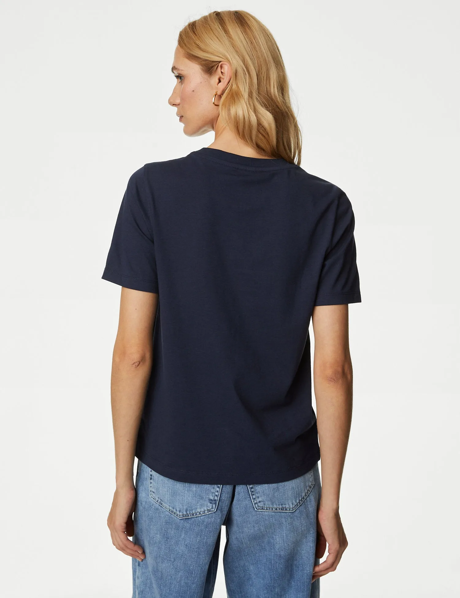 Pure Cotton Slogan Everyday Fit T-Shirt