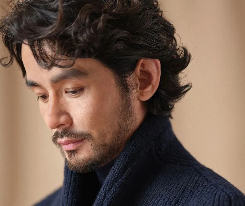 Pure Wool Shawl Collar Cardigan