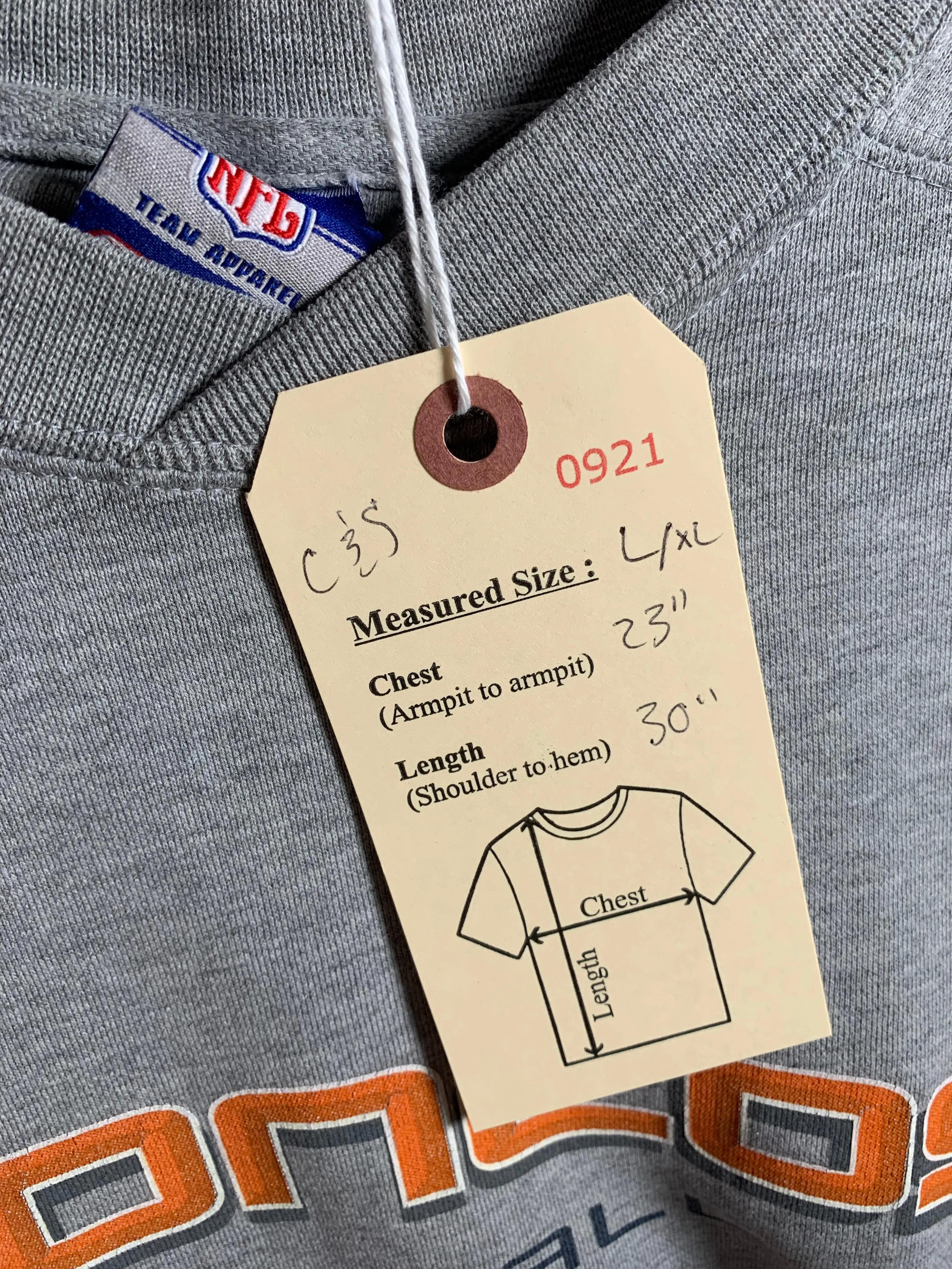 "1 of 1" Denver Broncos Split Sweater (L/XL)