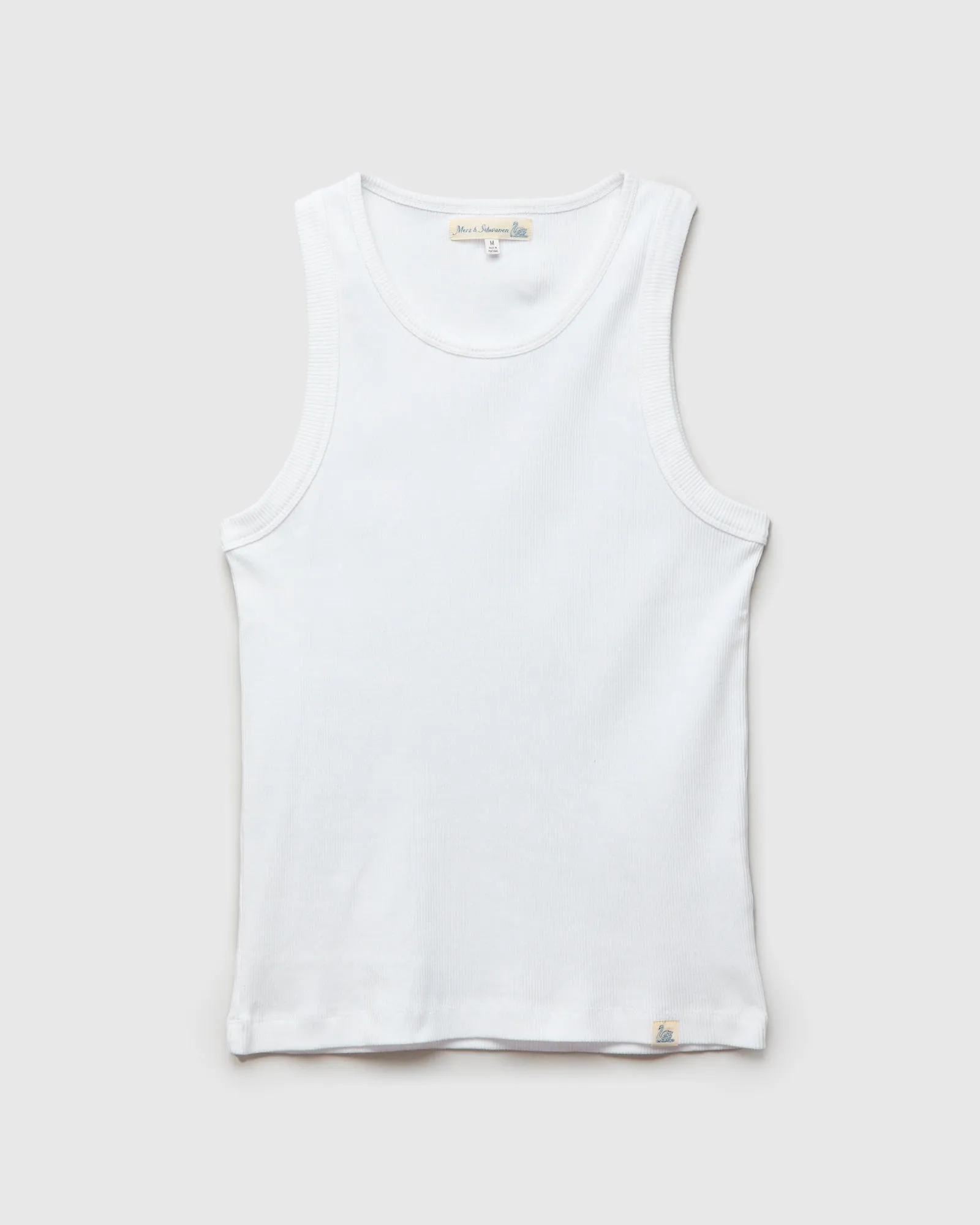 RBT01 "Good Basics" 7.2oz Ribbed Tanktop in White