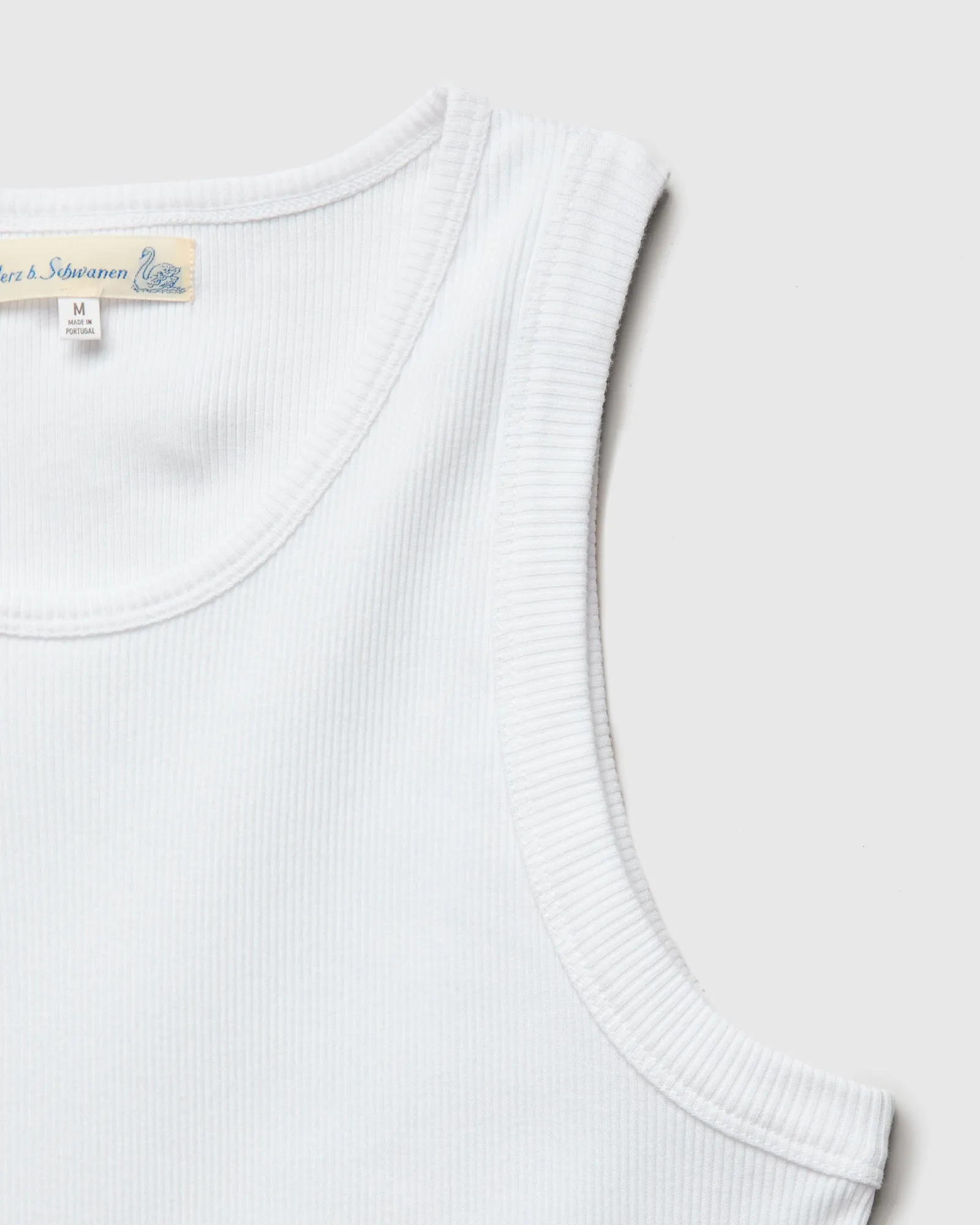 RBT01 "Good Basics" 7.2oz Ribbed Tanktop in White