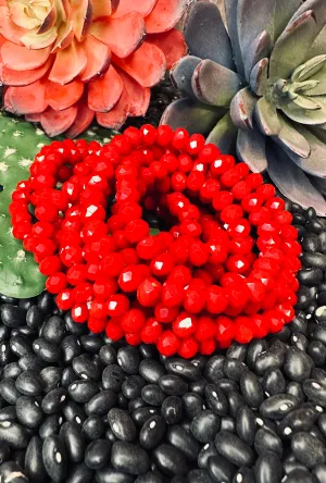 Red Stretch Bracelet