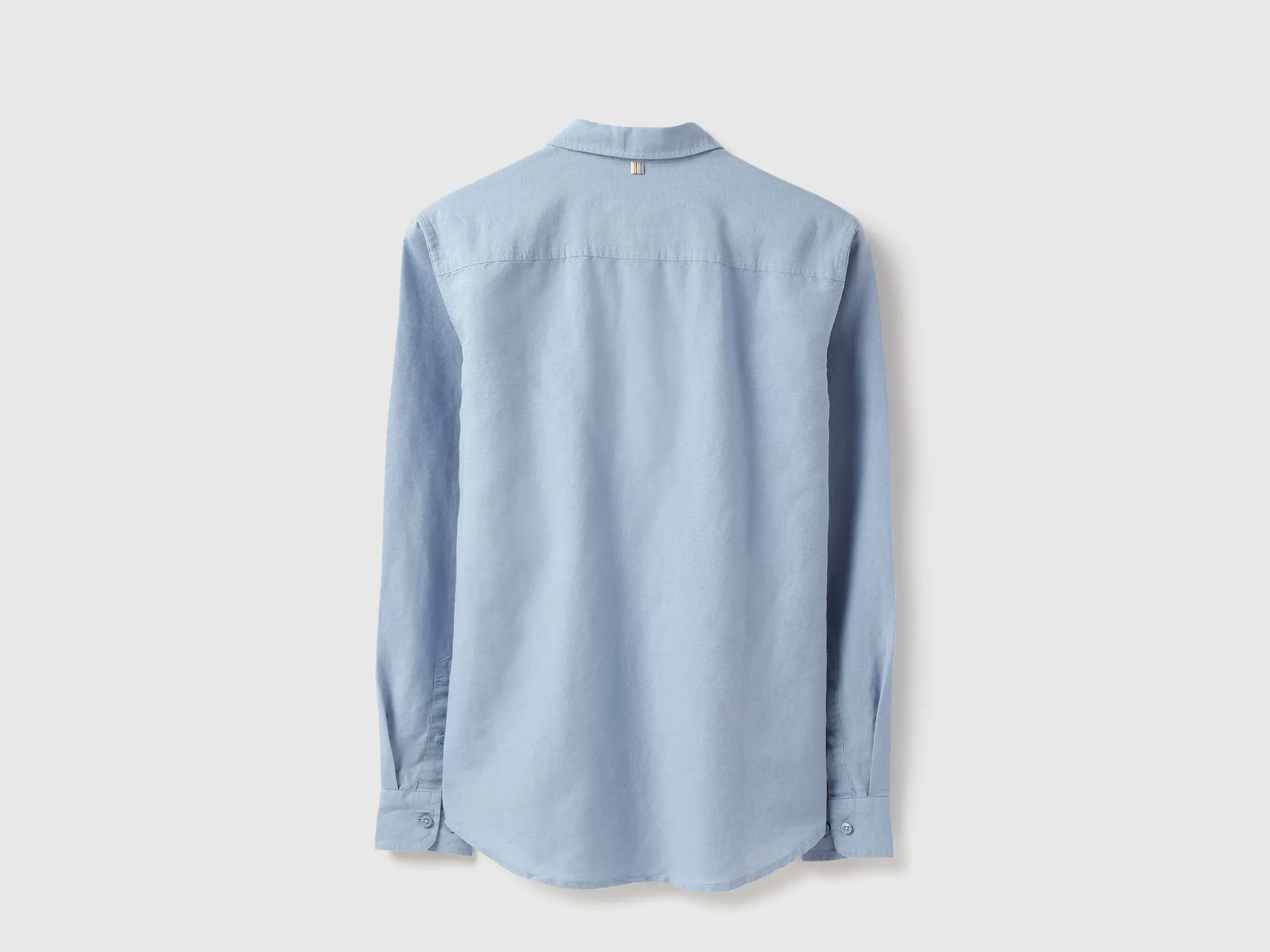 Regular Fit Spread Collar Solid Shirt