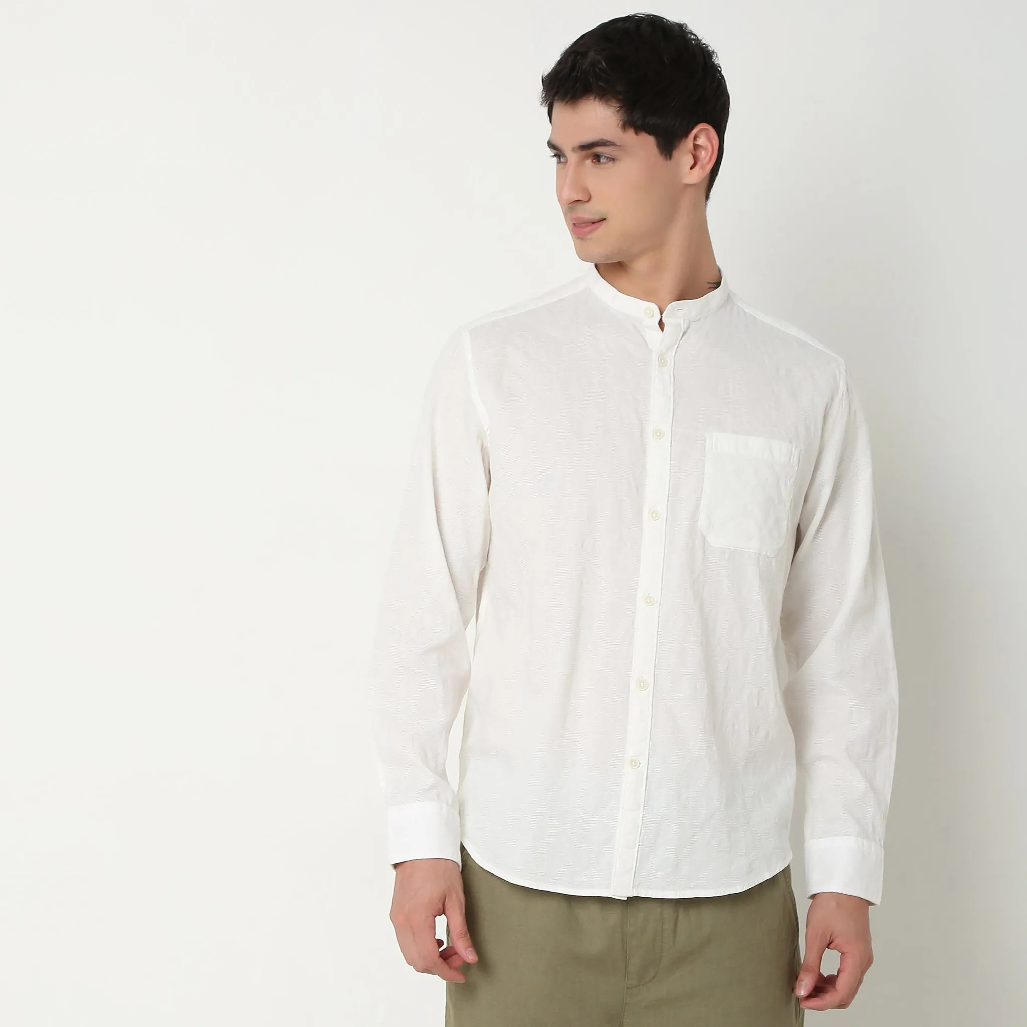 Regular Fit Structured Shirt
