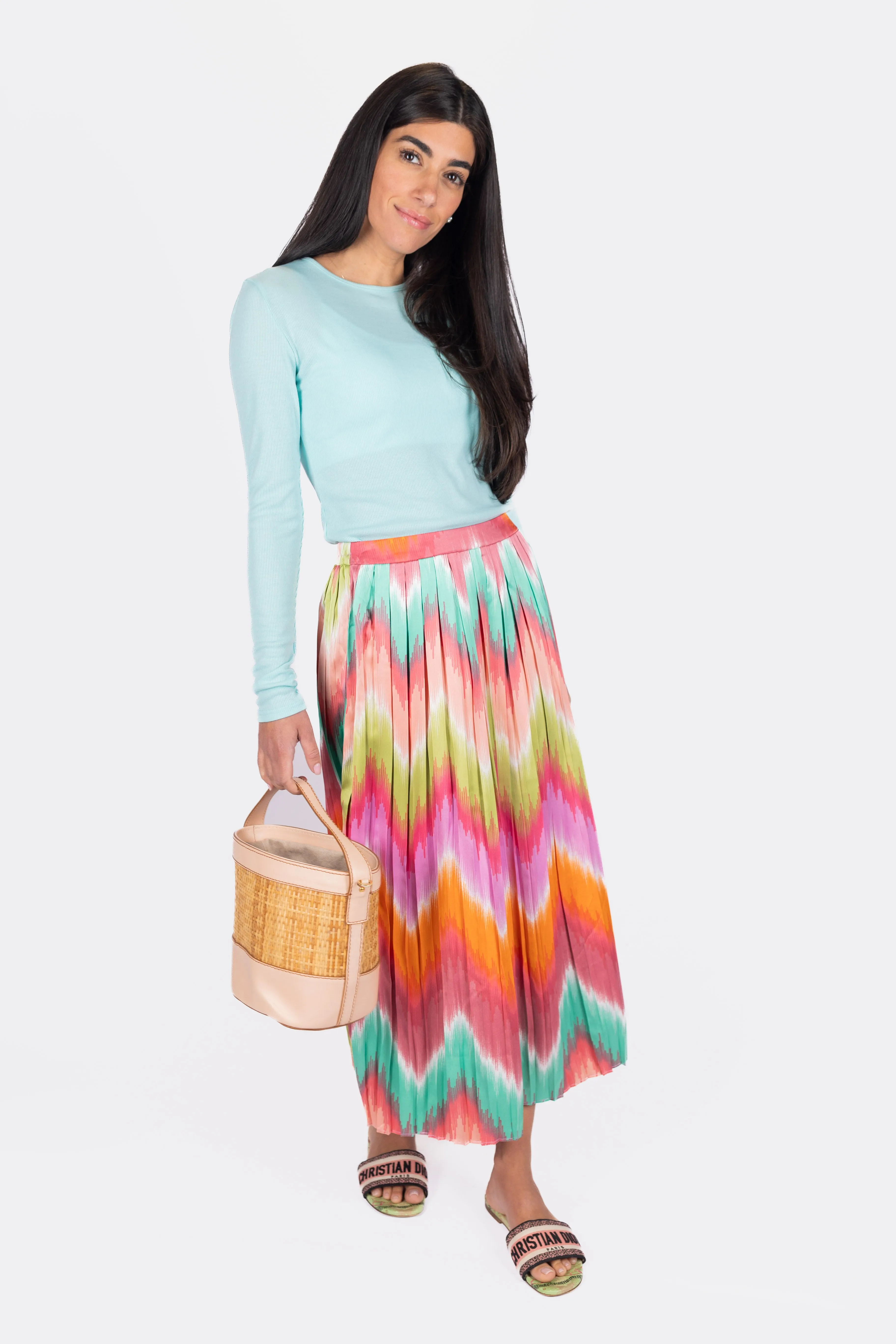 RENEE TEE (LIGHT BLUE)