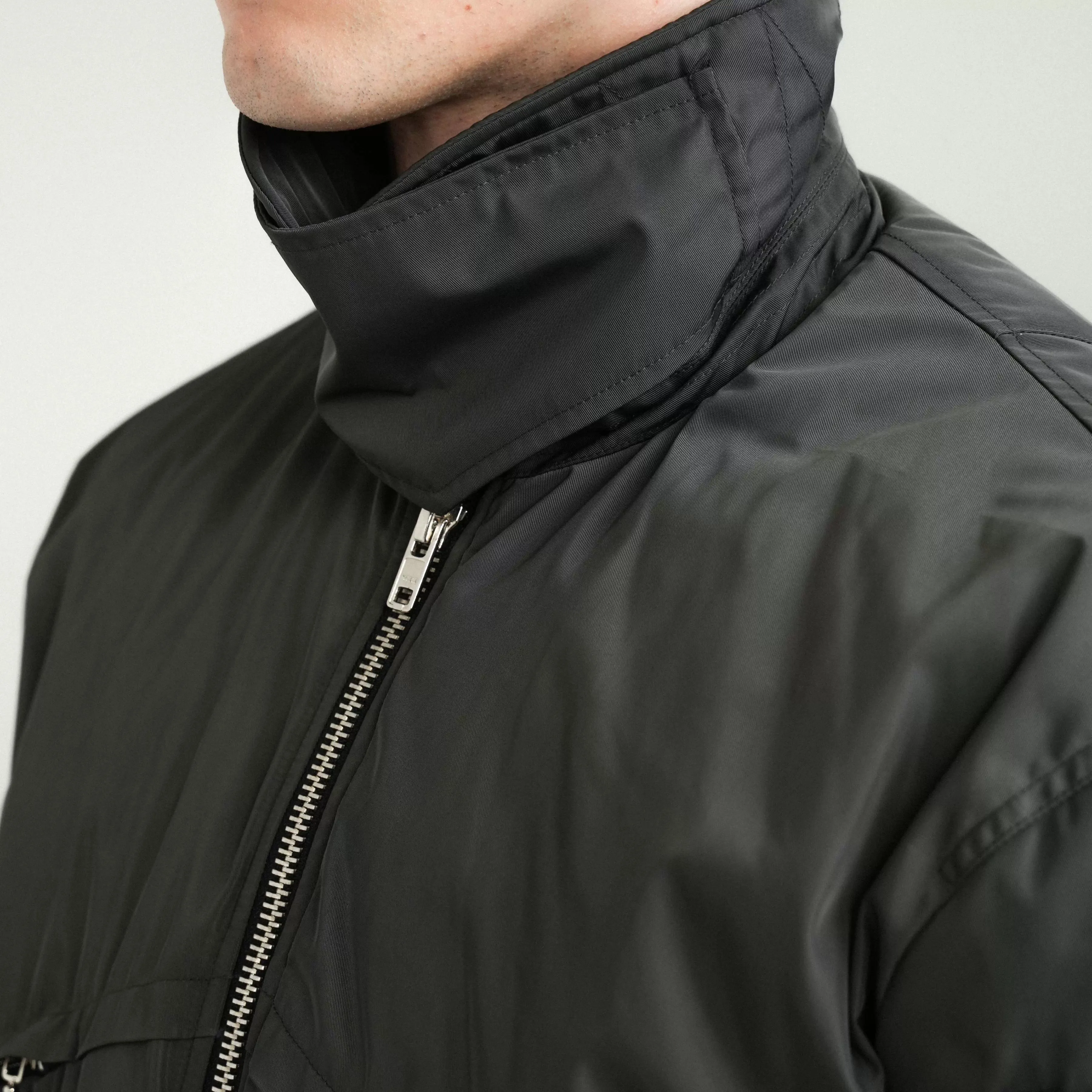 Retro Multi-Pocket Bomber Jacket