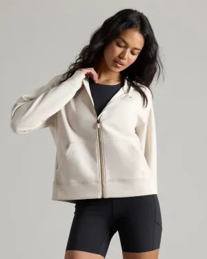 Rhone Women's Dreamglow Full Zip Hoodie - Sand