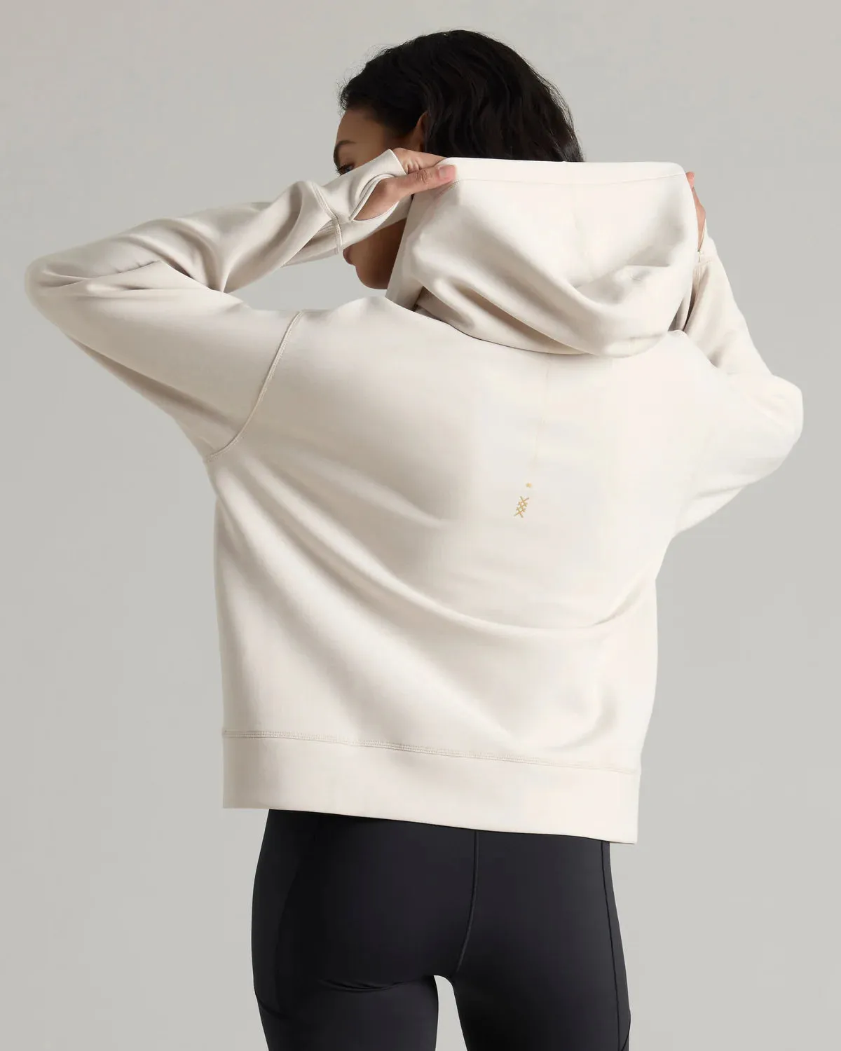 Rhone Women's Dreamglow Full Zip Hoodie - Sand