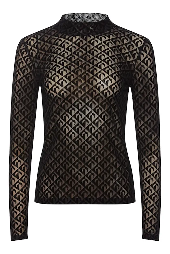 RUE DE FEMME Mesh Roll Neck