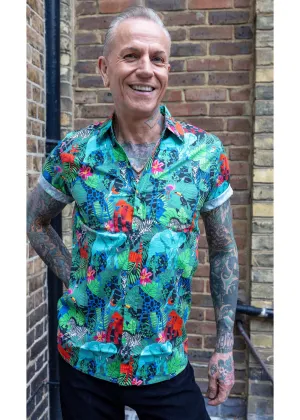 Run & Fly Mens Jungle Shirt Black
